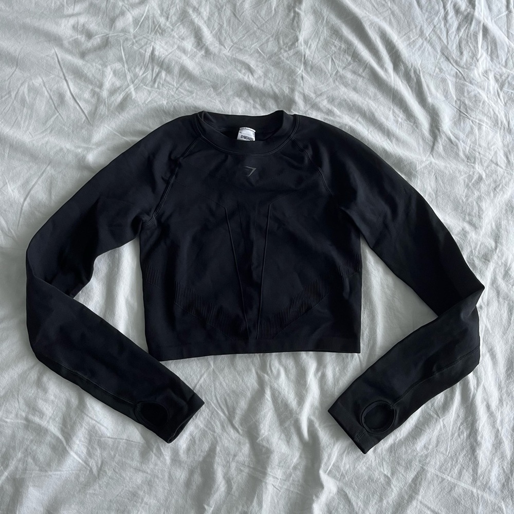 GYMSHARK | Women’s Cropped Long Sleeve Active Top